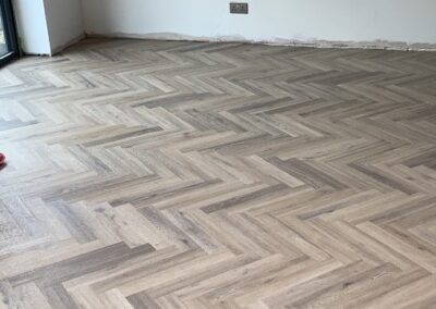 Herringbone LVT Installation Epsom